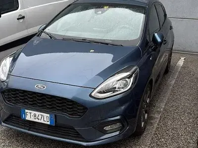 Usata Ford Fiesta ST-Line 86 CV (63 kW) 2018 Blu Utilitaria