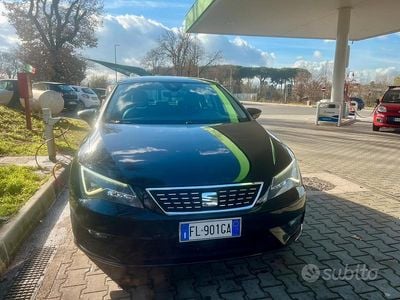 Usata Seat Leon XCELLENCE 116 CV (85 kW) 2017 Nero Berlina