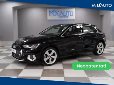 Usata Audi A3 Design 116 CV (85 kW) 2021 Nero Berlina