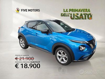 Usata Nissan Juke N-Connecta 114 CV (83 kW) 2022 Blu SUV