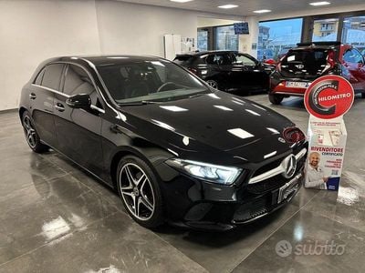 Usata Mercedes A180 Premium 116 CV (85 kW) 2019 Nero Berlina