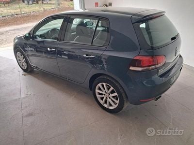 Begagnad VW Golf VI Highline 110 HK (80 kW) 2009 Blå Halvkombi