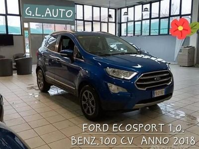 Usata Ford Ecosport ST-Line 100 CV (73 kW) 2018 Blu SUV