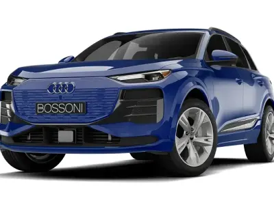 Nuova Audi Q6 e-tron Design 2026 Blu SUV