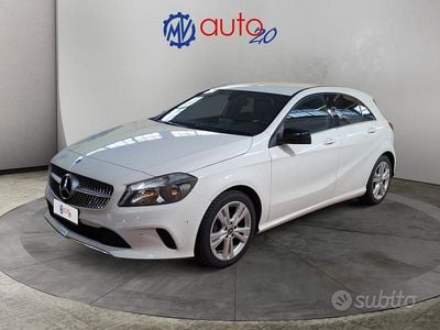 Usata Mercedes A180 109 CV (80 kW) 2018 Bianco Berlina