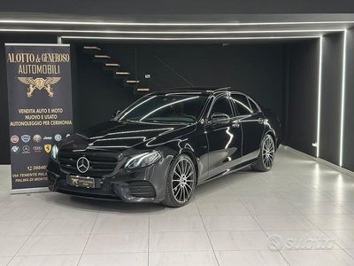 Usata Mercedes E220 Premium Plus 194 CV (142 kW) 2019 Nero Berlina
