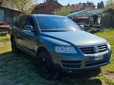 Usata VW Touareg R 174 CV (127 kW) 2005 Verde SUV