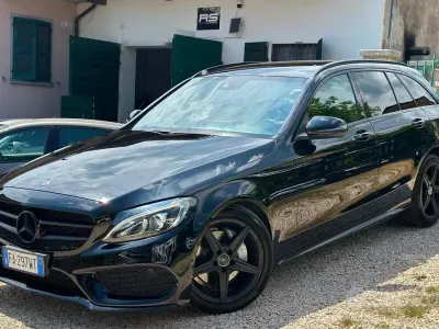 Usata Mercedes C220 Premium 170 CV (125 kW) 2015 Nero Station wagon