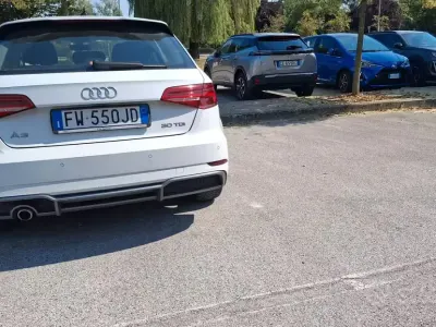 Usata Audi A3 S-Line 116 CV (85 kW) 2019 Bianco Berlina