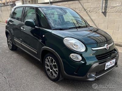Usata Fiat 500L Trekking 105 CV (77 kW) 2014 Verde Monovolume