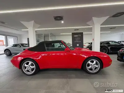 Usata Porsche 993 271 CV (199 kW) 1995 Rosso Cabrio