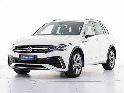 Usata VW Tiguan R-line 150 CV (110 kW) 2022 Bianco SUV