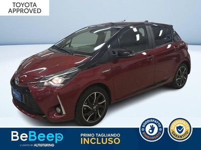 Rosso metallizzato Usata 2018 Toyota Yaris Hybrid Edition Berlina | 13.800 € (Buon prezzo)