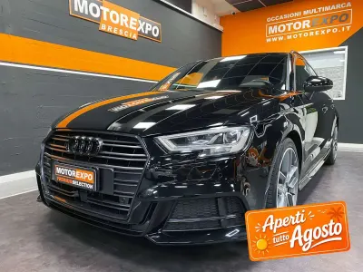 Usata Audi A3 S-Line 116 CV (85 kW) 2019 Nero Berlina