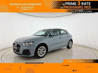 Usata Audi A1 Sportback Advanced 116 CV (85 kW) 2024 Grigio metallizzato chiaro Utilitaria