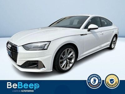Usata Audi A5 Sportback Advanced Plus 245 CV (180 kW) 2020 Bianco pastello Utilitaria