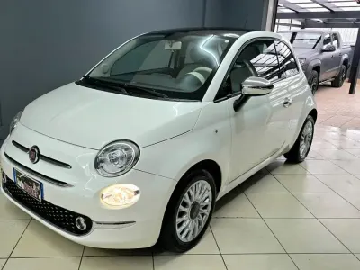 Brugt Fiat 500 Lounge 95 HK (69 kW) 2016 Hvid Sedan