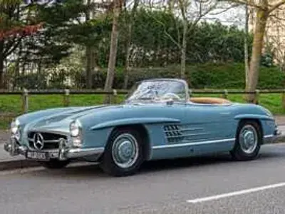 Begagnad Mercedes SL300 215 HK (158 kW) 1957 Blå Cab