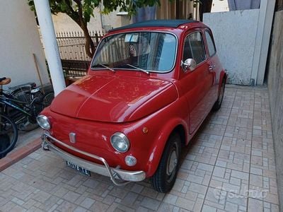 Usata Fiat 500 1970 Rosso Berlina