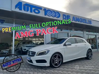 Usata Mercedes A180 Premium 109 CV (80 kW) 2014 Bianco Utilitaria