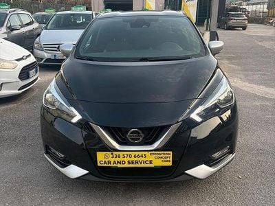 Usata Nissan Micra Tekna 89 CV (65 kW) 2017 Nero Utilitaria