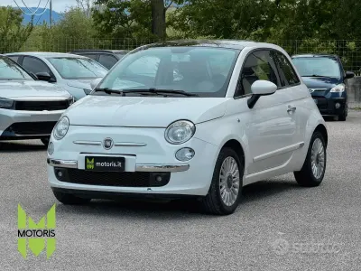 Usata Fiat 500 Lounge 69 CV (50 kW) 2009 Bianco Cabrio