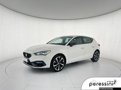 Usata Seat Leon FR 131 CV (96 kW) 2021 Bianco Berlina