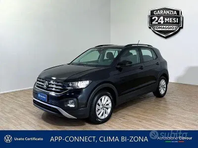 Usata VW T-Cross Style 110 CV (80 kW) 2023 Deep black SUV