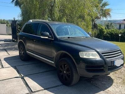 Usata VW Touareg 224 CV (164 kW) 2005 Nero SUV