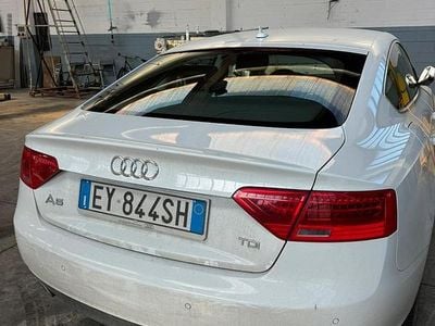 Usata Audi A5 190 CV (139 kW) 2015 Bianco Coupé