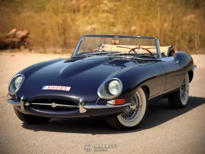 Usata Jaguar E-Type 269 CV (197 kW) 1966 Blu Cabrio