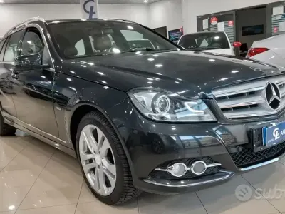 Usata Mercedes C200 Avantgarde 136 CV (100 kW) 2012 Grigio Station wagon
