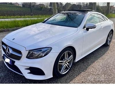 Usata Mercedes E220 Premium Plus 194 CV (142 kW) 2020 Bianco Coupé