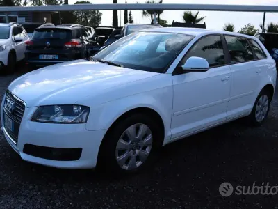 Usata Audi A3 Ambition 90 CV (66 kW) 2010 Grigio Utilitaria
