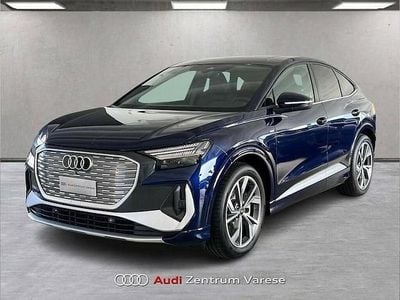 Nuova Audi Q4 e-tron S-Line 210 kW (286 CV) 2025 Blu navarra metallizzato SUV