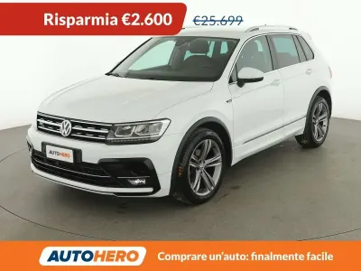 Usata VW Tiguan Sportline 150 CV (110 kW) 2019 Bianco SUV