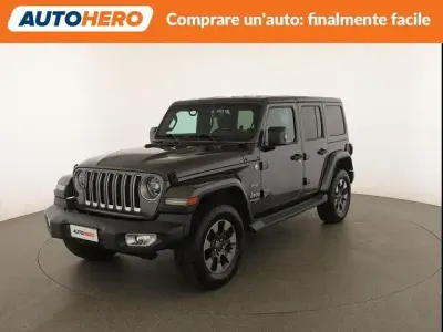 Usata Jeep Wrangler Unlimited Sahara 200 CV (147 kW) 2018 Grigio SUV