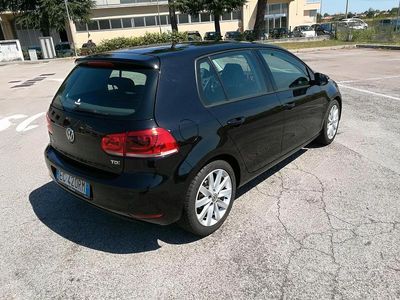 Usata VW Golf VI Highline 105 CV (77 kW) 2010 Nero Utilitaria