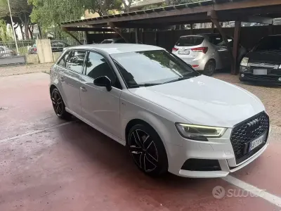 Usata Audi A3 S-Line 150 CV (110 kW) 2020 Bianco Berlina