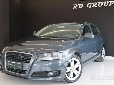 Usata Audi A3 Attraction 105 CV (77 kW) 2010 Grigio Utilitaria