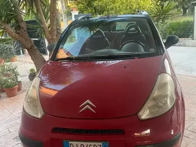 Usata Citroën C3 Pluriel 68 CV (50 kW) 2007 Rosso Cabrio