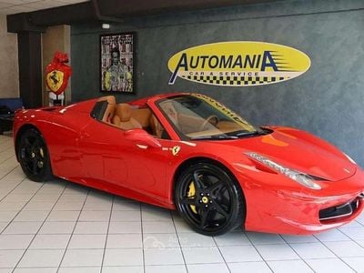 Usata Ferrari 458 600 CV (441 kW) 2015 Rosso Cabrio