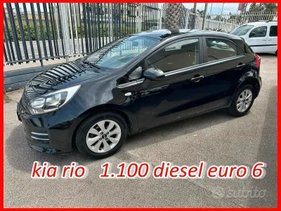 Usata Kia Rio 75 CV (55 kW) 2016 Nero Utilitaria