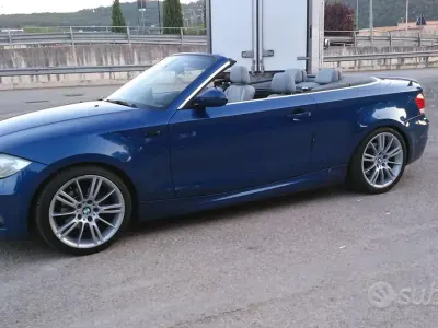 Usata BMW 120 Cabriolet 177 CV (130 kW) 2008 Blu Cabrio