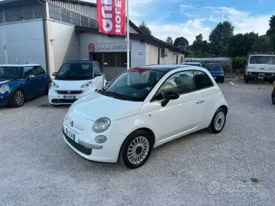 Usata Fiat 500 Lounge 69 CV (50 kW) 2009 Bianco Cabrio