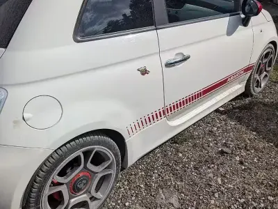 Usata Fiat 500 Abarth 135 CV (99 kW) 2009 Bianco Cabrio