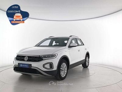 Usata VW T-Roc Life 110 CV (80 kW) 2022 Pure white SUV