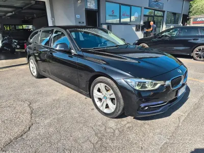 Usata BMW 316 Luxury Line 116 CV (85 kW) 2017 Nero Station wagon