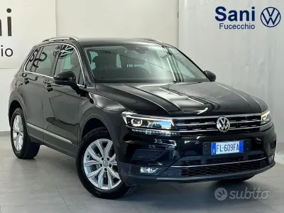 Usata VW Tiguan Advance 150 CV (110 kW) 2017 Nero SUV