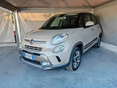 Usata Fiat 500L Trekking 120 CV (88 kW) 2014 Beige Monovolume
